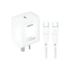CARGADOR CARGA RAPIDA PD 20W CABLE TIPO C A TIPO C