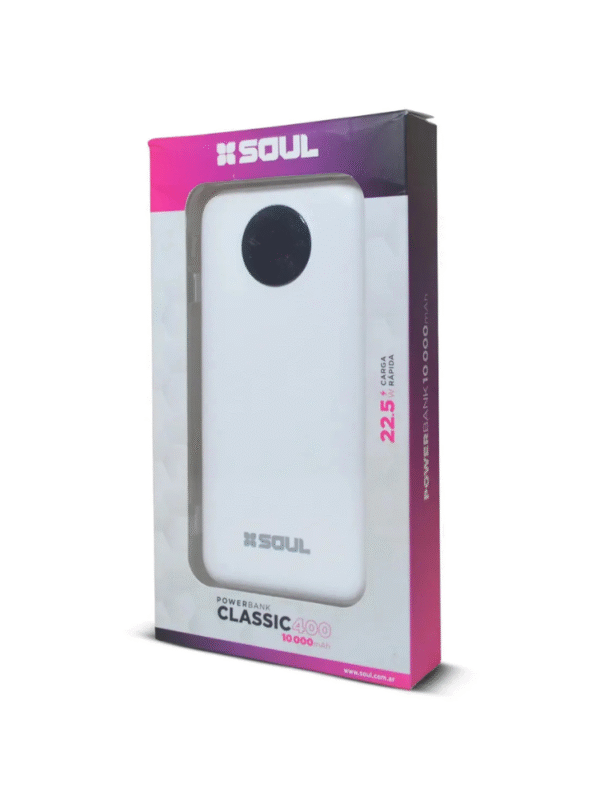 Fotos PNG - 2026-04-30T101251.347 CARGADOR PORTÁTIL SOUL POWER BANK CLASSIC400 10000MAH