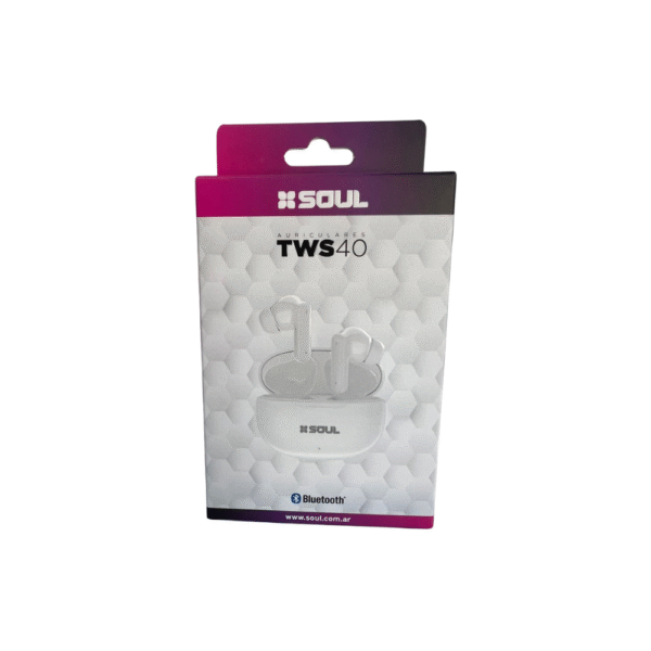 AURICULAR INALÁMBRICO TWS40 SOUL BLANCO