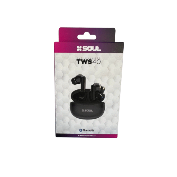 AURICULAR INALÁMBRICO TWS40 SOUL NEGRO