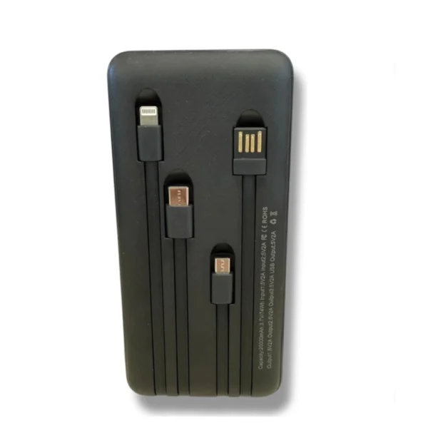 CARGADOR PORTÁTIL HYTOSHY POWER BANK CON LUZ 20000MAH PB-40
