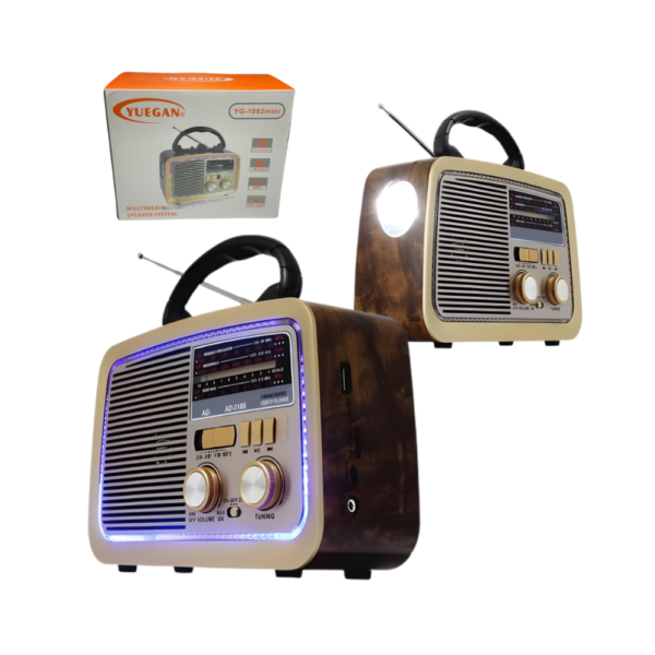 RADIO RETRO YUEGAN BT RGB YG-1082 MINI