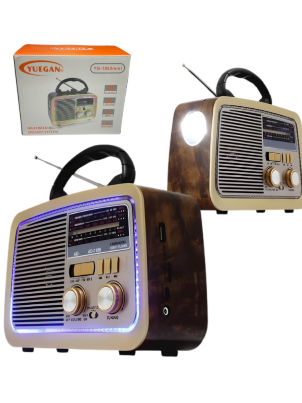 RADIO RETRO YUEGAN BT RGB YG-1082 MINI