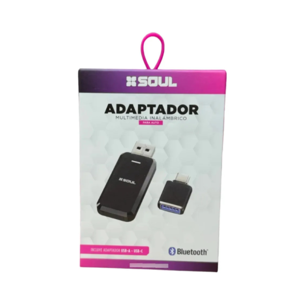 ADAPTADOR MULTIMEDIA INALÁMBICO PARA AUTO
