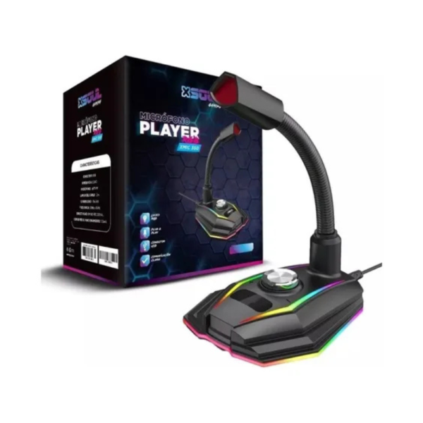 MICRÓFONO PLAYER RGB XMIC350