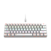 TECLADO MECANICO GAMER NETMAK NM-DOMINATE BLANCO