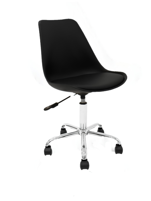 SILLA TULIP GIRATORIA CON RUEDAS