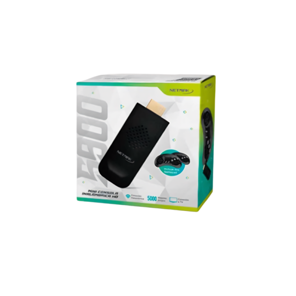 CONSOLA DE JUEGOS NETMAK NM-S900 C/2 JOY HDMI 5000 JUEGOS