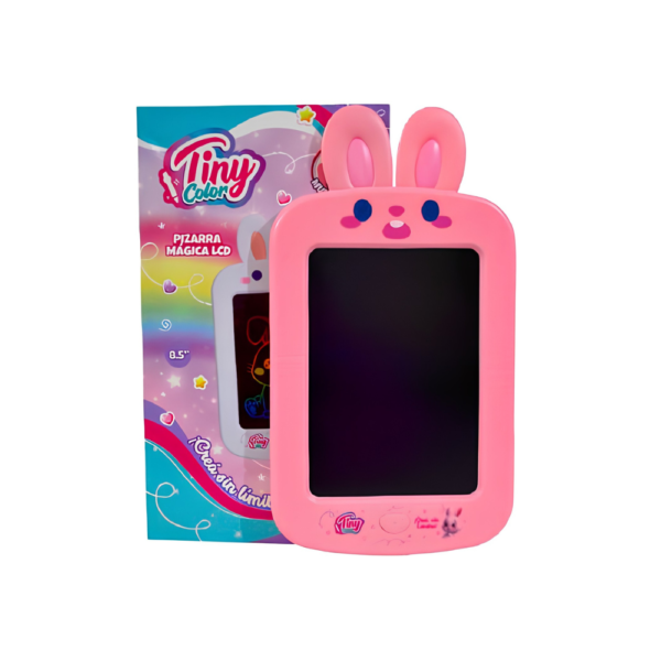 PIZARRA MAGICA CONEJO 8.5" MULTICOLOR EN CAJA