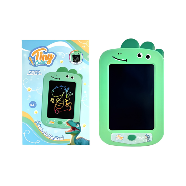 PIZARRA MAGICA DINO 8.5" MULTICOLOR EN CAJA