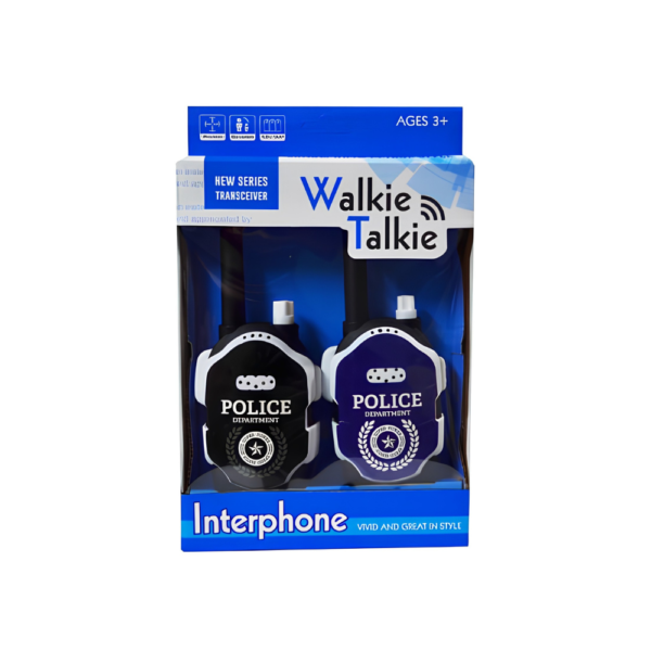 WALKIE TALKIE POLICIA X2 UNIDADES EN CAJA