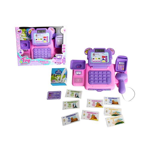 CAJA REGISTRADORA TINY CON LUZ Y SONIDO CAJA