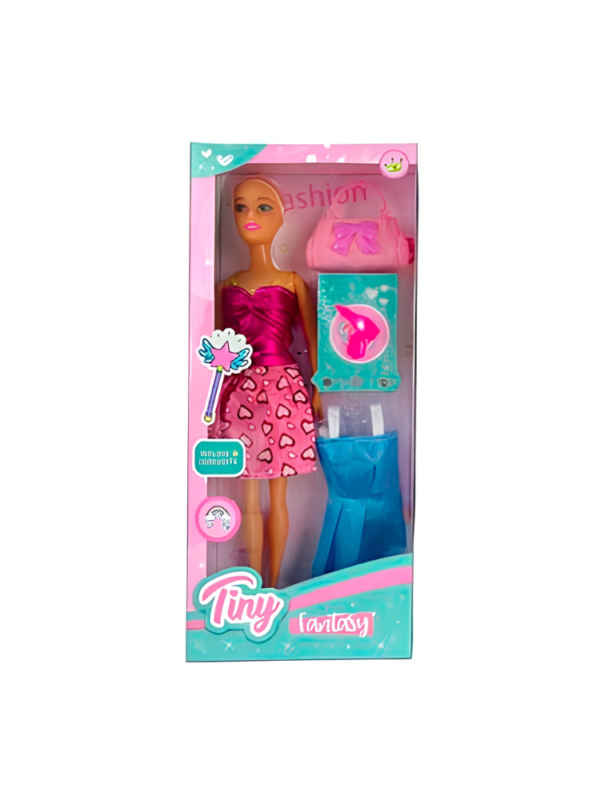 MUÑECA TINY FANTASY CON ACCESORIOS 4 PIEZAS