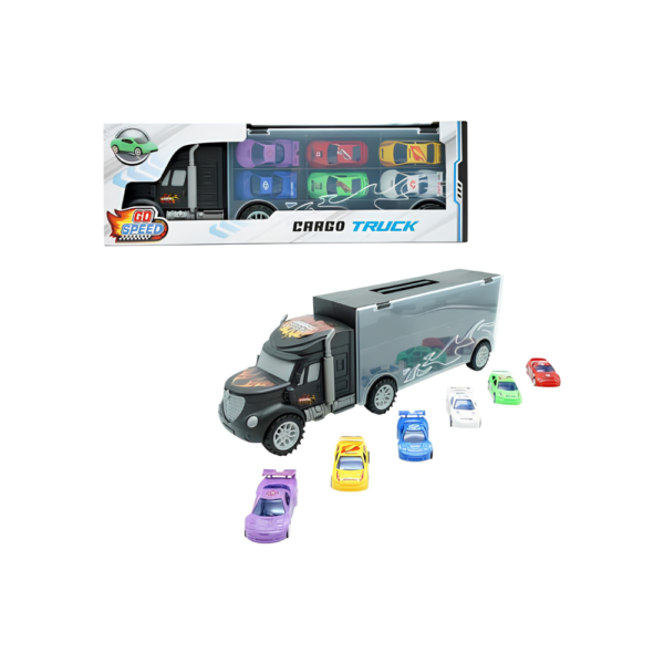 CAMION TRANSPORTA AUTOS EN CAJA