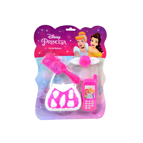 SET DE BELLEZA PRINCESAS 4 PIEZAS EN BLISTER