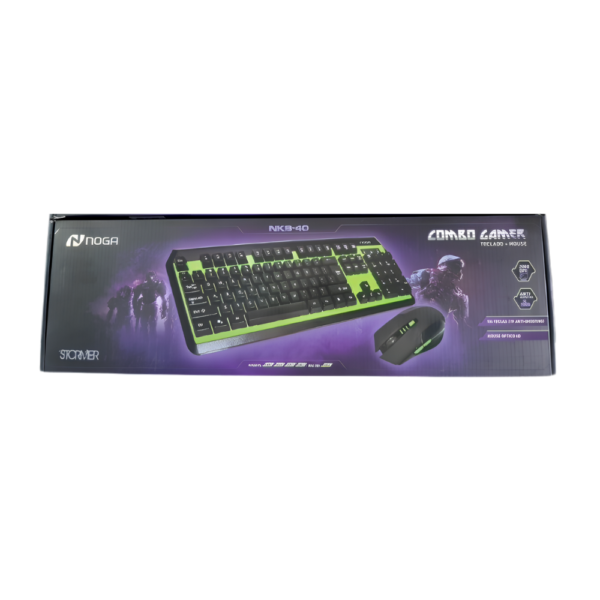 TECLADO MECANICO GAMER NKB-40 NOGA COMBO TECLADO Y MOUSE
