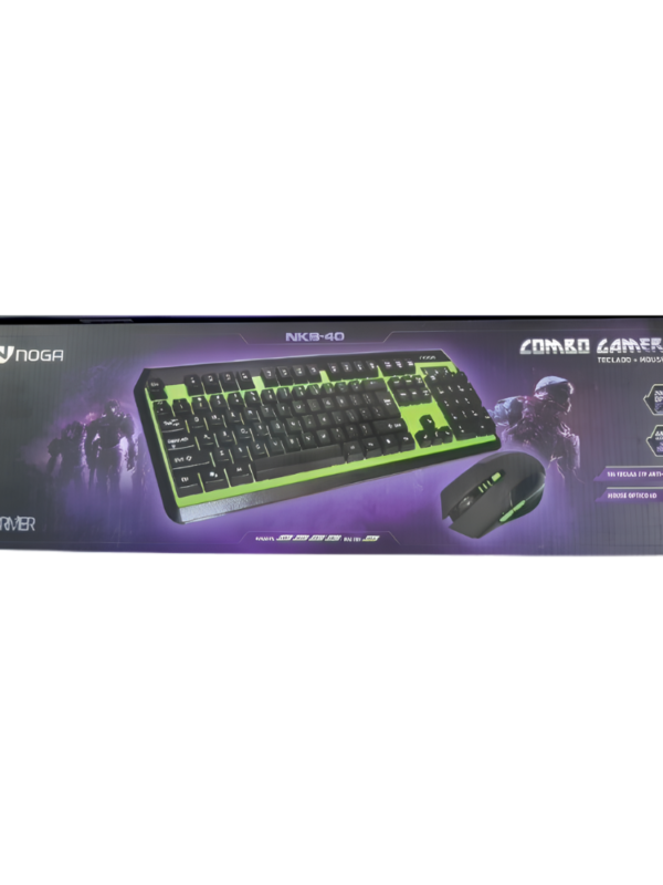 TECLADO MECANICO GAMER NKB-40 NOGA COMBO TECLADO Y MOUSE