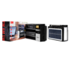 RADIO BT C/PANEL SOLAR Y LINTERNA KTF-2523