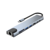 ADAPTADOR NETMAK HUB 8 EN 1 TYPE-C