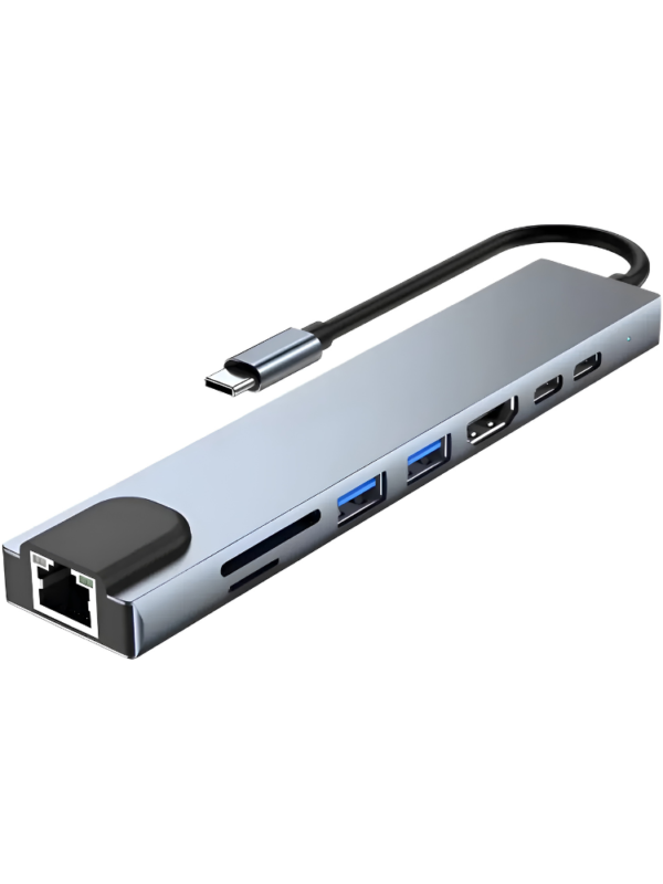 Fotos PNG - 2026-09-15T112107.880 ADAPTADOR NETMAK HUB 8 EN 1 TYPE-C