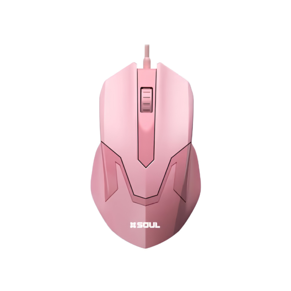 MOUSE OPTICO USB OM500 ROSA