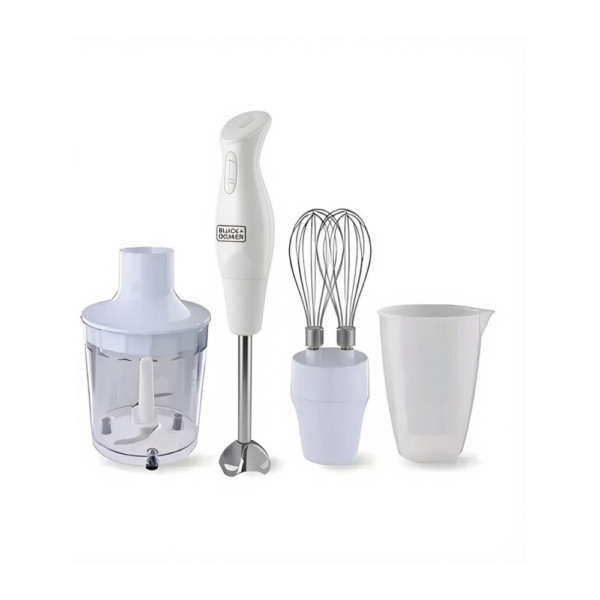 MINI PIMER ´´BLACK+DECKER´´ COMPLETO CON BATIDOR Y PROCESADORA