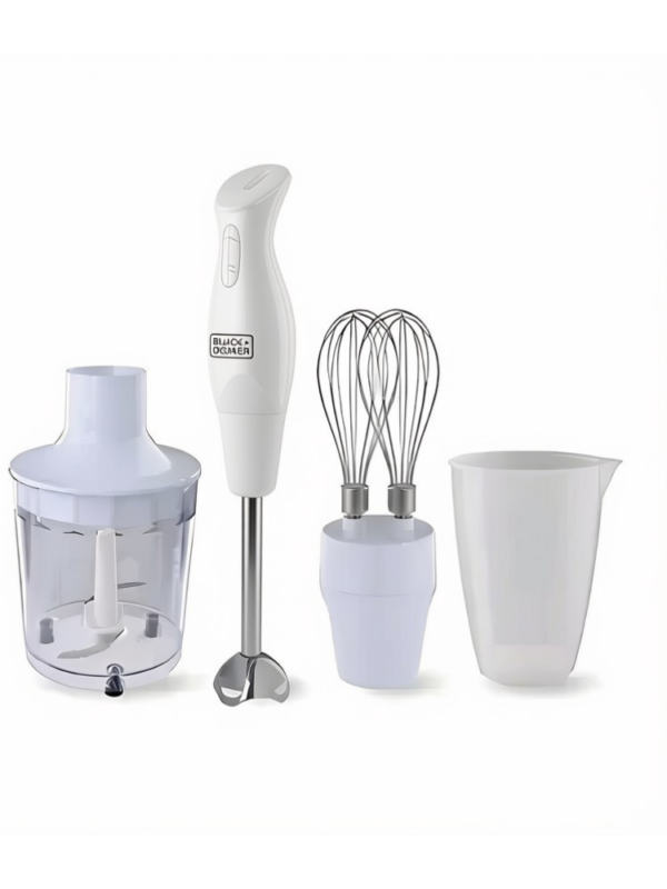 MINI PIMER ´´BLACK+DECKER´´ COMPLETO CON BATIDOR Y PROCESADORA